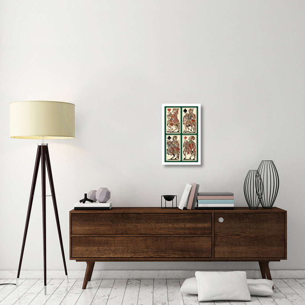 "Knights (Bauern Hochzeit Deck)" Print by Andreas Benedictus Gï¿½_bl, 15"x24"
