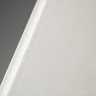 Lucien Table, White Top, Distressed Blue Gray Base