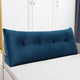 WOWMAX Bed Wedge Pillow Back Support Cushion Dorm Hostel Bed Headboard Pillow, 54x20x8