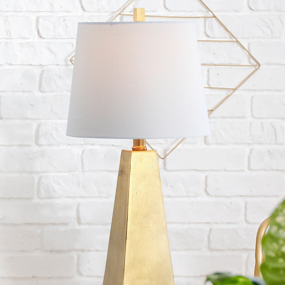 Owen 20.5" Resin LED Table Lamp, Gold Leaf