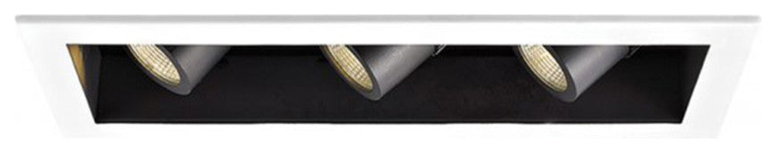 LED Precision Multiple Three-Light Trim, White