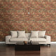 Red Brick Peel and Stick Wallpaper, 4 Rolls