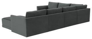 Willow Charcoal Modular Large Chaise Sectional