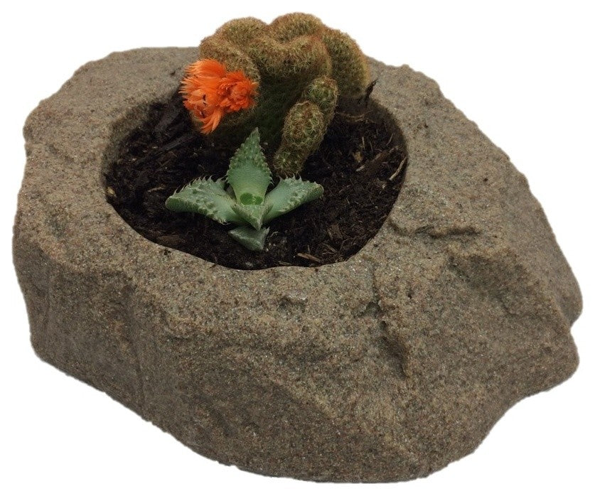 Artificial Rock Planter, Model 130, Riverbed