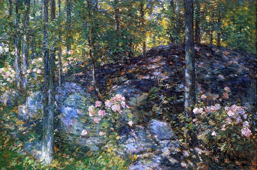 Frederick Childe Hassam Laurel on the Ledges Wall Decal