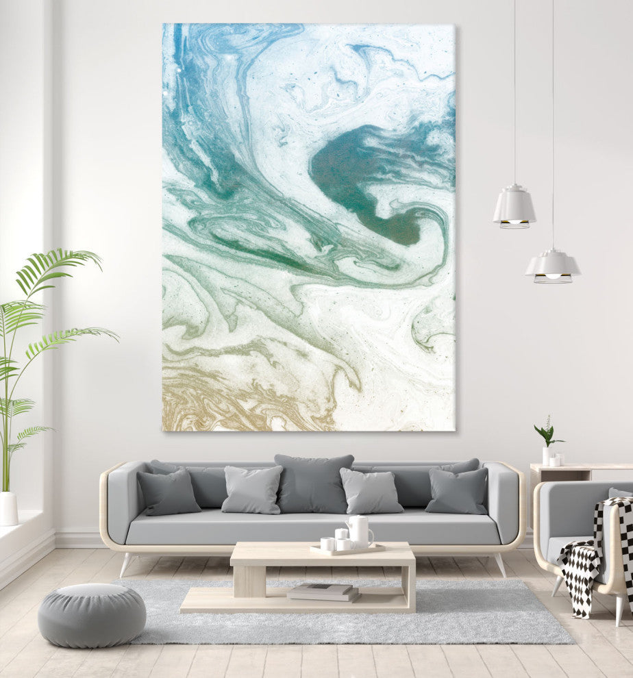 Deep Waves - 72 x 54 by Susan Bryant