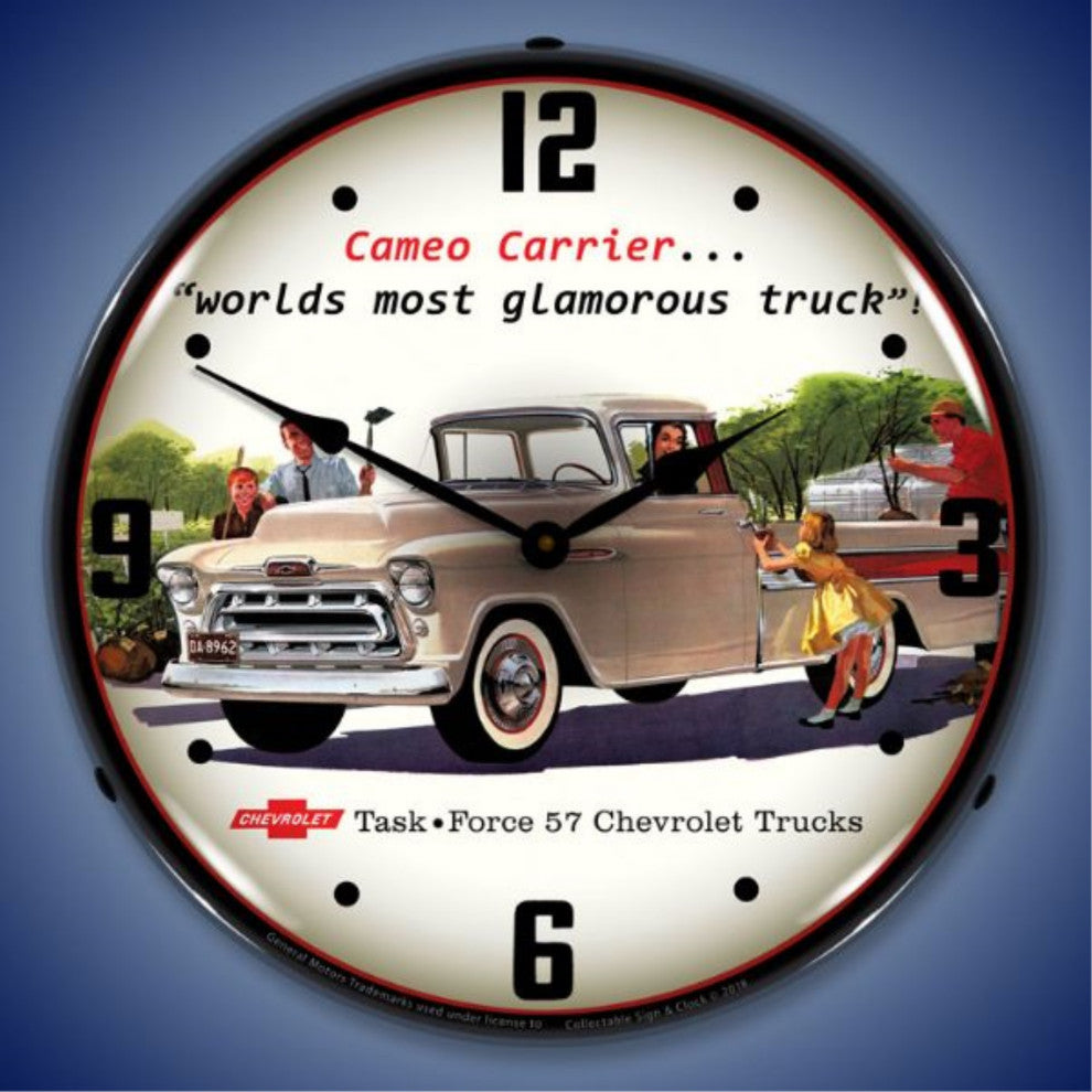 GM1801825 1957 Chevrolet Cameo Truck Clock