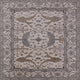 Ahgly Company Indoor Square Mid-Century Modern Area Rugs, 3' Square