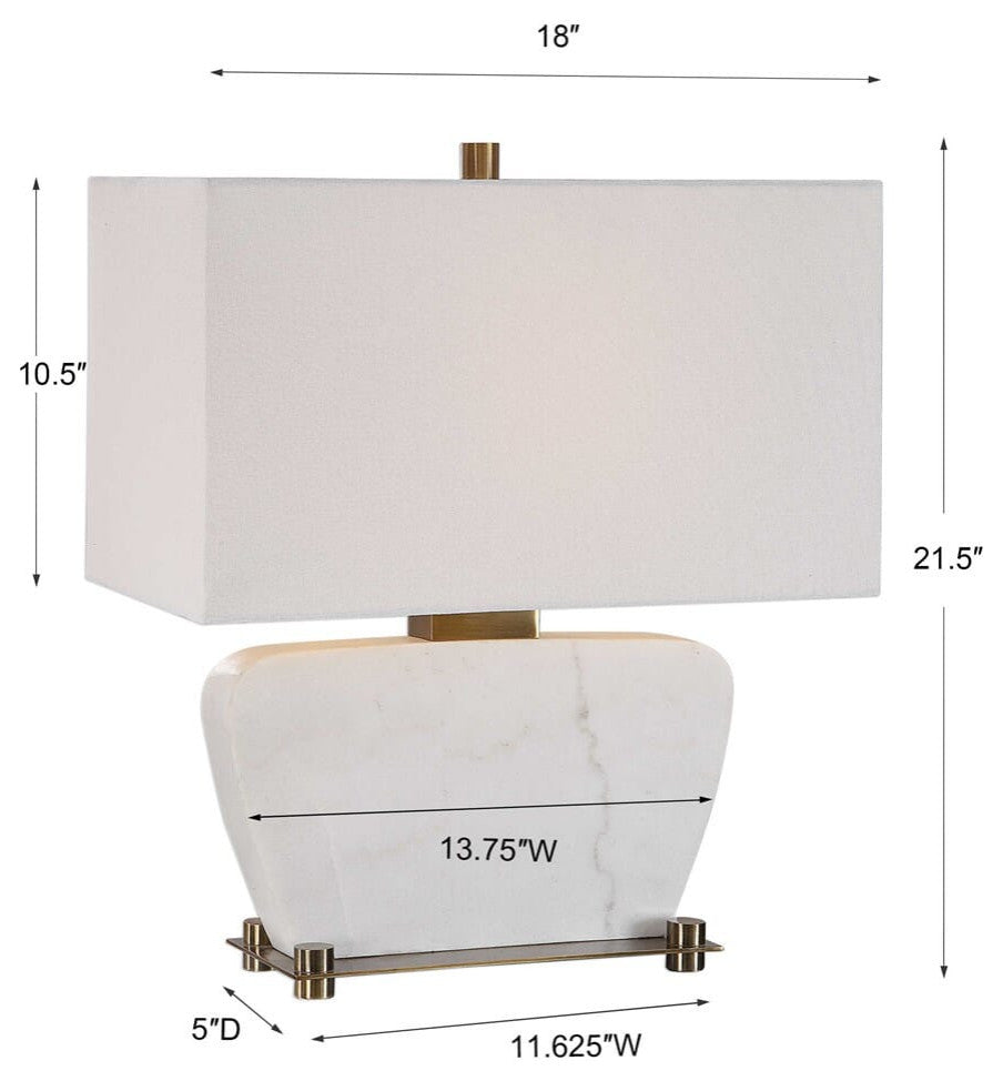 Uttermost Genessy 22" Table Lamp by Carolyn Kinder