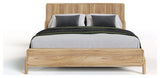 Modrest Mikala Modern Natural Oak Bed, Eastern King