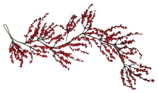 45" Festive Red Berries Decorative Artificial Christmas Swag