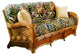 Kingston Reef Sofa in Cinnamon, Astrid-Geranium Fabric