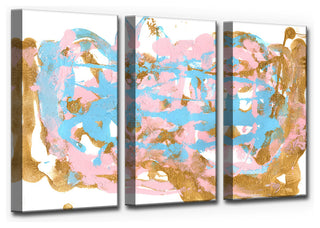 Ready2HangArt 'Plie' Wrapped Canvas Art Set, 40"x60" 3-Panels