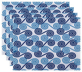 Rip Curl, Geometric Print Placemat, Set of 4, Blue
