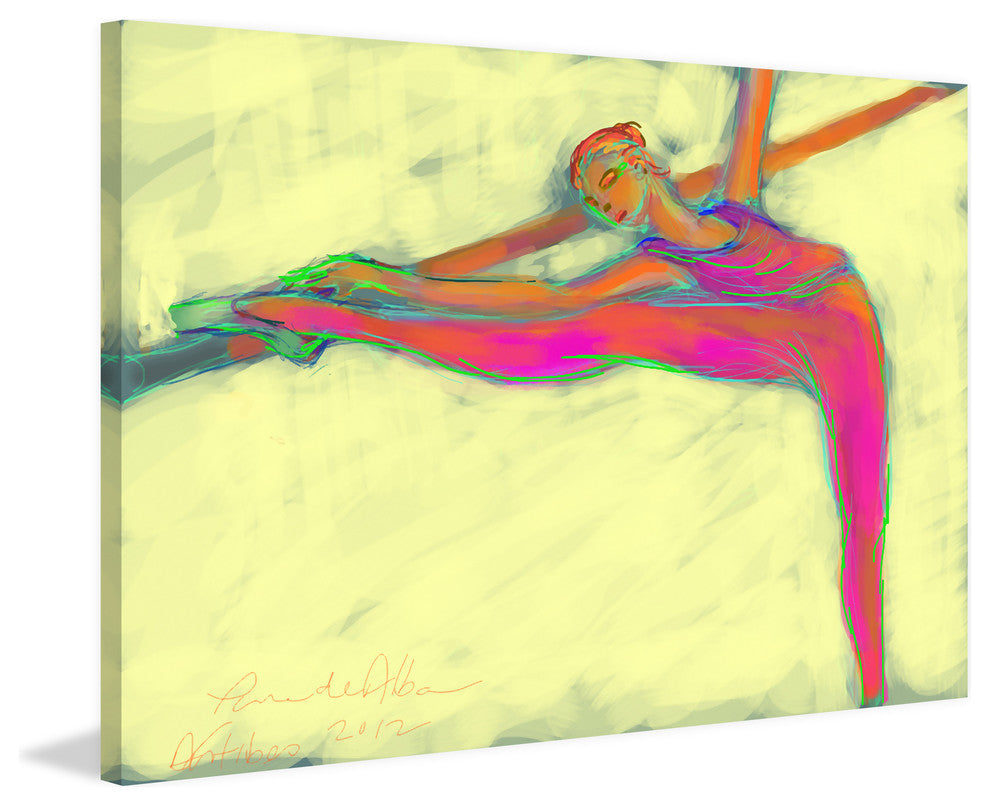 Marmont Hill, "Attitude" by Arthur Pina Painting Print on Wrapped Canvas, 36x24