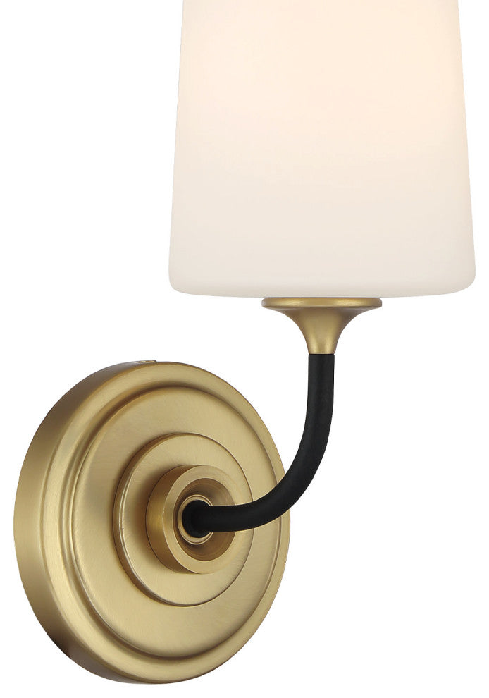 Crystorama Lighting Group NIL-70011 Niles 12" Tall Bathroom - Black Forged /