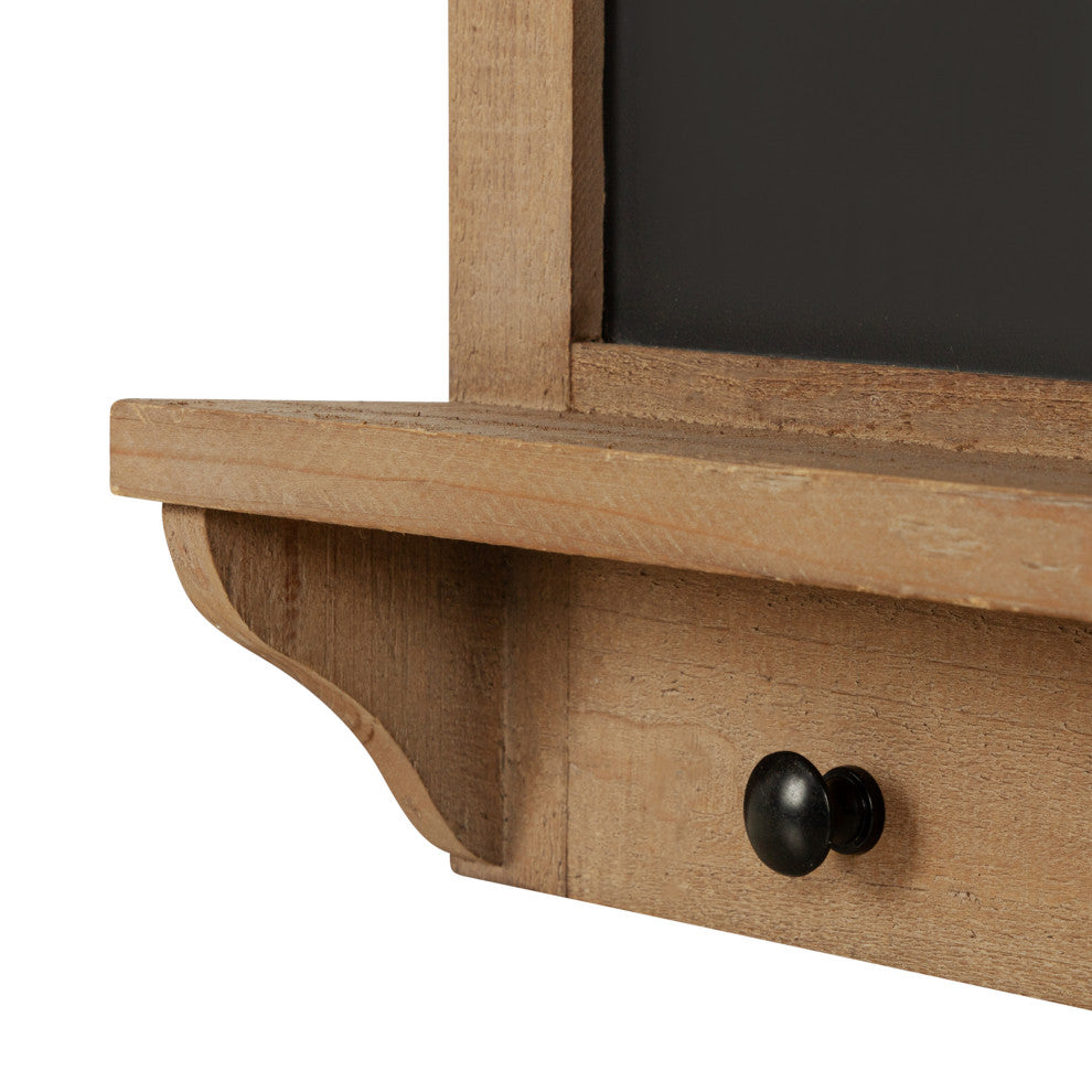 Cates Magnetic Wall Organizer with Pockets, Rustic Brown 30x28
