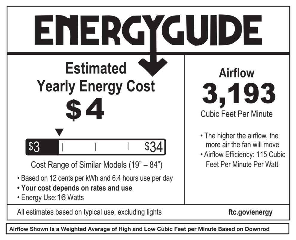 Hinkley Chisel Ceiling Fan, Matte White, 44"