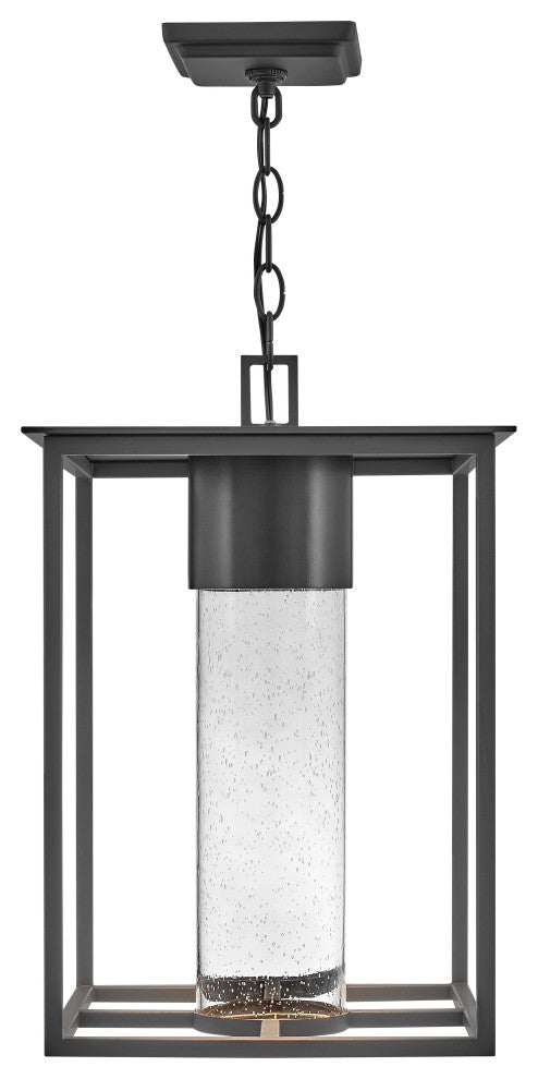 Coen LED Hanging Lantern, Black