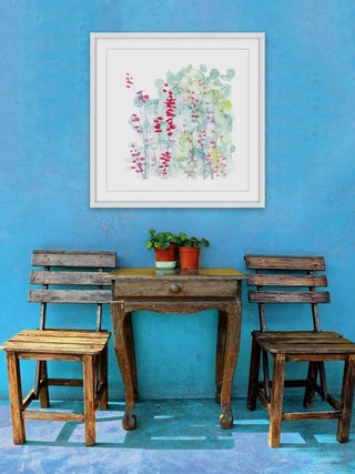 "Winter Berries" Framed Painting Print, 32"x32"