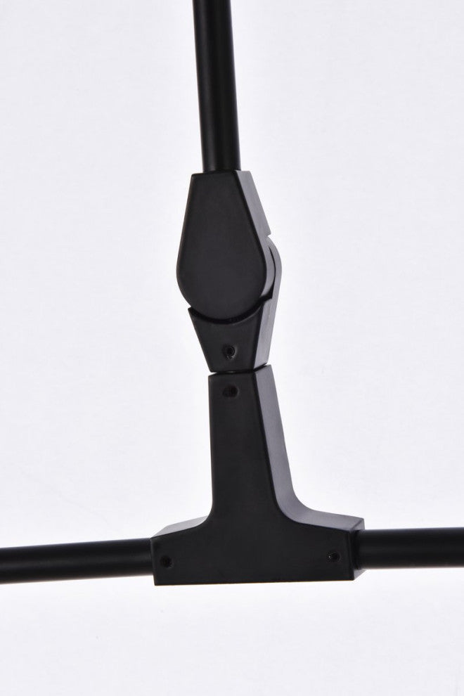 Cerys 9-Light Black Chandelier