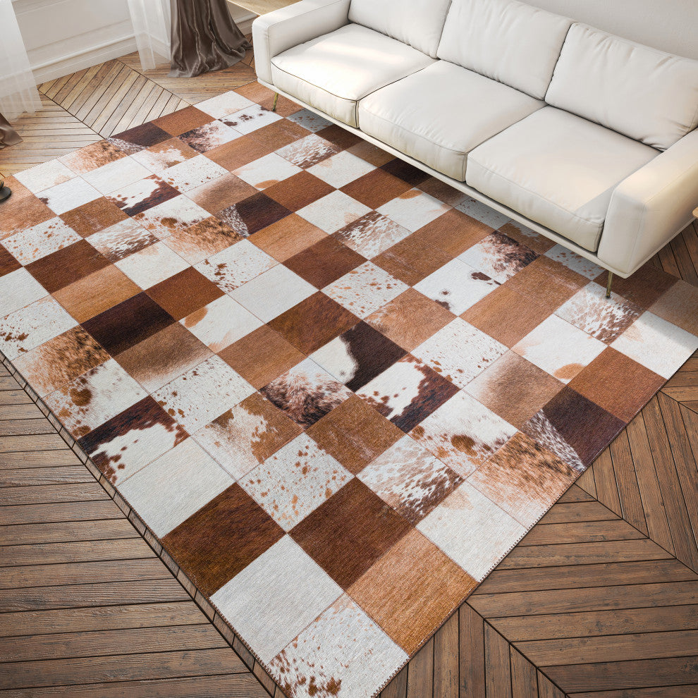 Indoor/Outdoor Stetson SS10 Driftwood Machine Washable 10' x 14' Rug