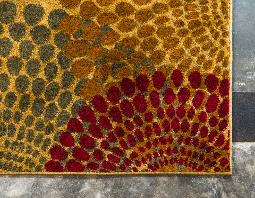 Unique Loom Beige Barista Java 2' 2 x 6' 0 Runner Rug