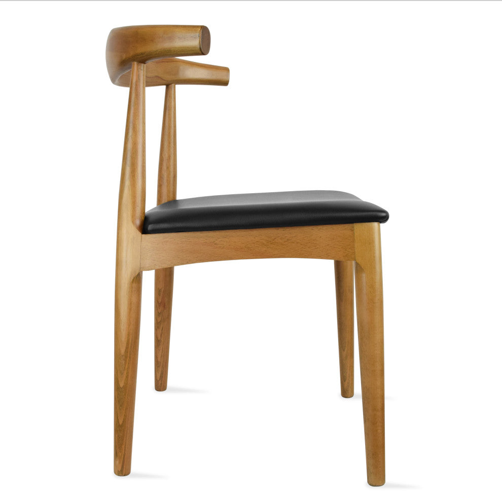 Modern Wooden Dining Chair, Walnut