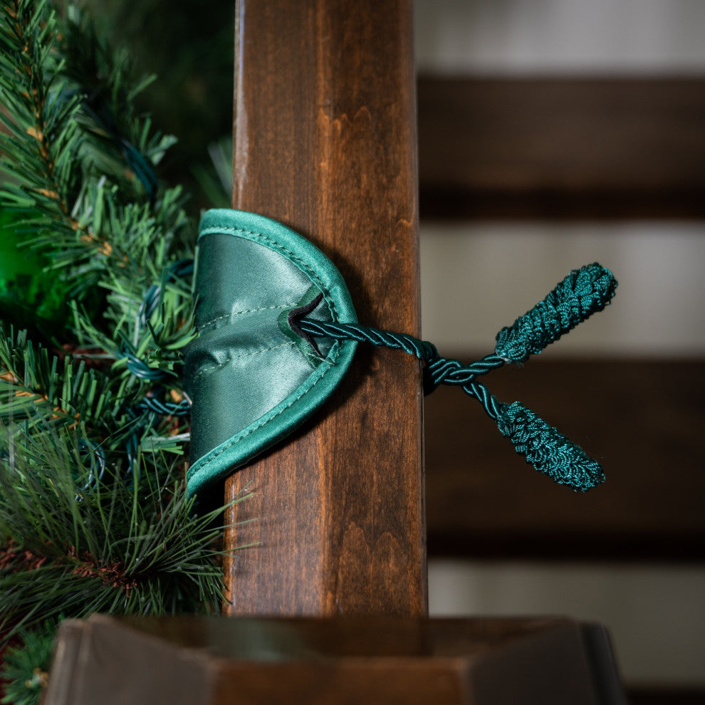Banister Protecting Garland Ties (3 Pack - Green)