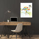 "Smarty-Pants Flamingo" Gallery-Wrapped Canvas Wall Art, 16"x20"