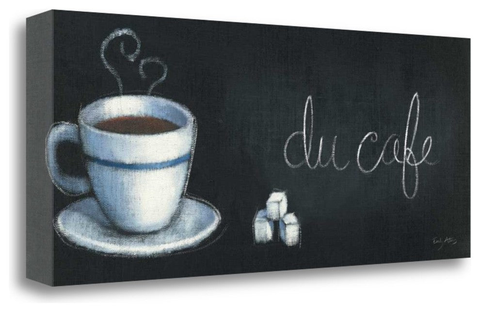 "Chalkboard Menu I - Cafe" By Emily Adams, Giclee Print on Gallery Wrap Canvas