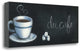 "Chalkboard Menu I - Cafe" By Emily Adams, Giclee Print on Gallery Wrap Canvas