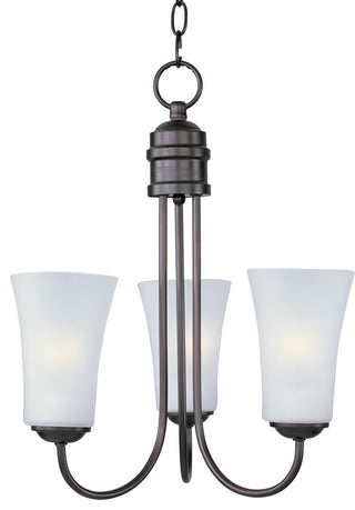 Maxim 10043 Logan 17"W 3 Light Chandelier - Oil Rubbed Bronze