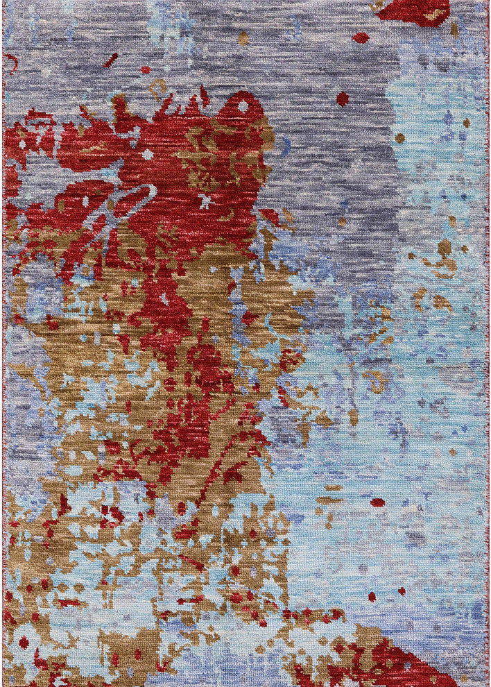 Ahgly Company Indoor Rectangle Mid-Century Modern Area Rugs, 2' x 5'