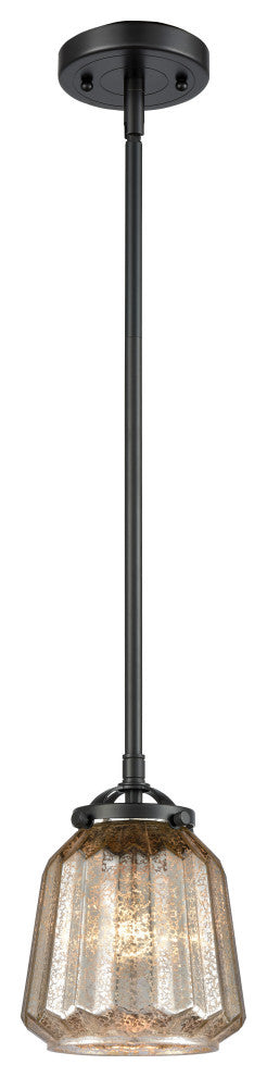 Chatham 1-Light Mini Pendant, Oil Rubbed Bronze, Mercury