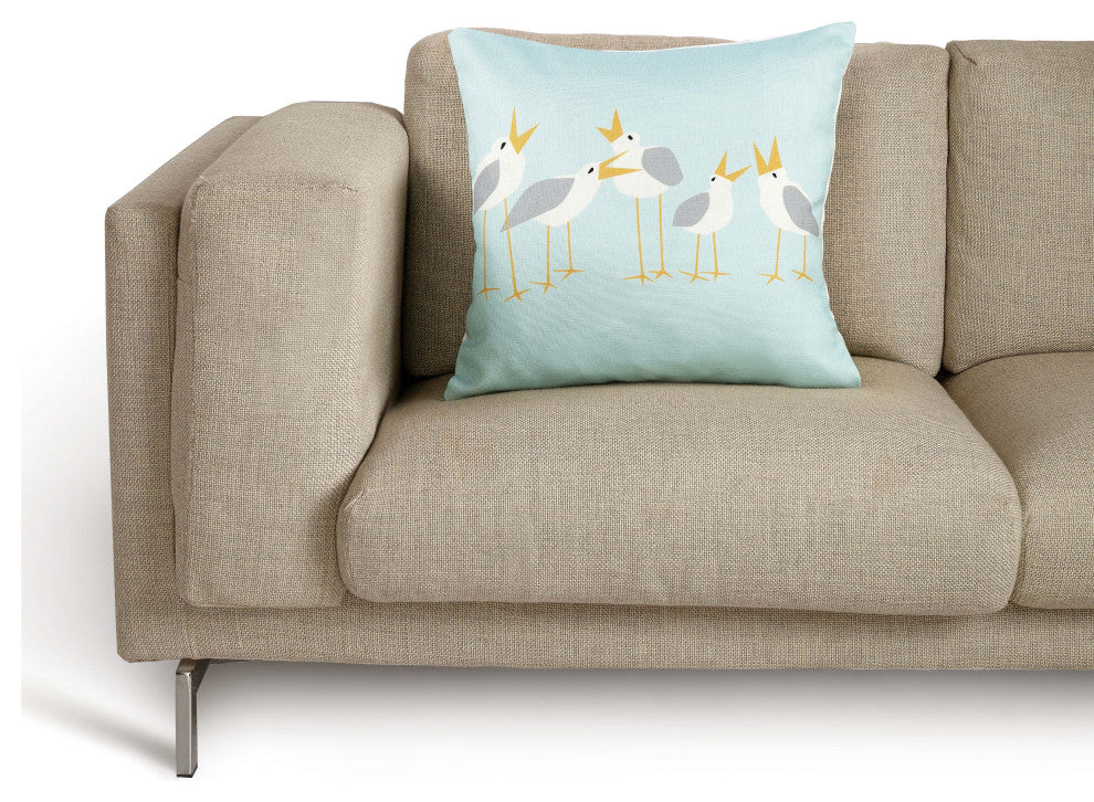 Seagulls Digital Printed Pillow