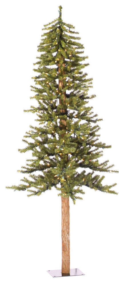 Vickerman Natural Artificial Alpine Tree, 6', Clear Lights