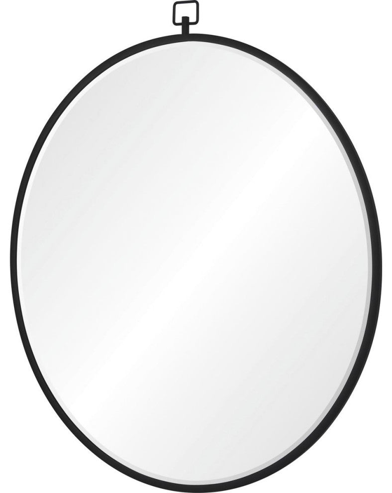 Rayden Wall Mirror, Matte Black