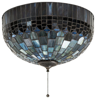 16W Tiffany Candice Flushmount