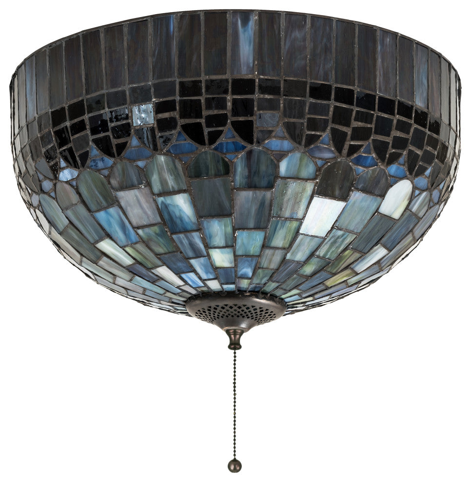 16W Tiffany Candice Flushmount