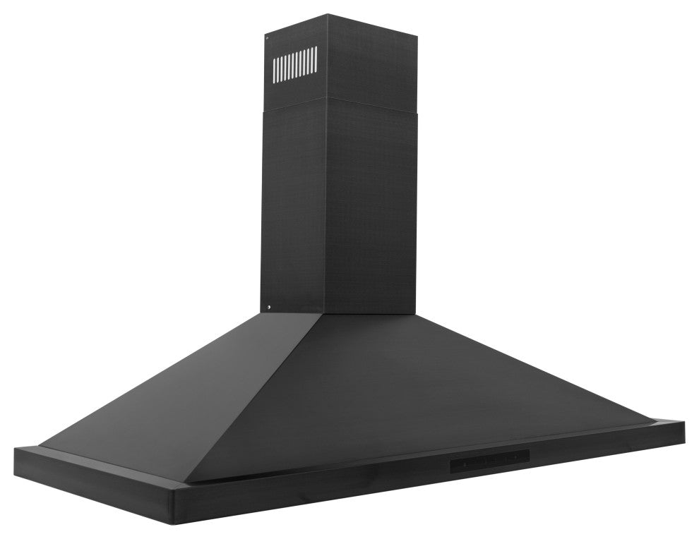 ZLINE 42" Range Hood, Black Stainless Steel With Set of 2 Charcoal Filters