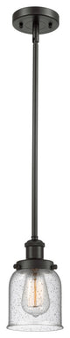 Small Bell 1-Light Pendant, Oil Rubbed Bronze, Seedy