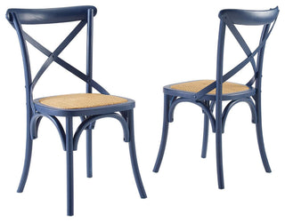 Gear Dining Side Chair Set of 2 - Midnight Blue