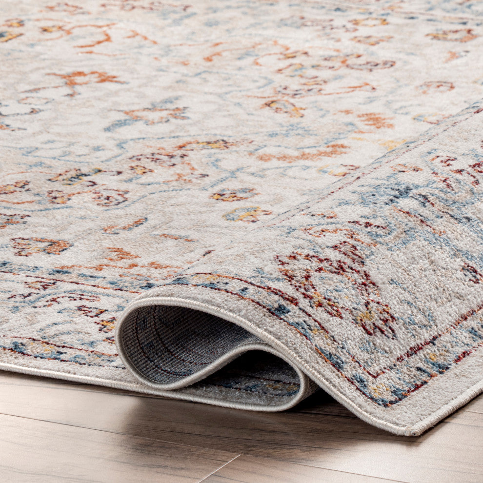 Nuloom Cady Machine Washable Transitional Area Rug, Beige 2'8"x8'