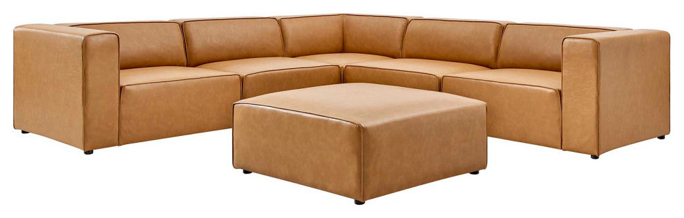 Mingle Vegan Leather 7-Piece Furniture Set
