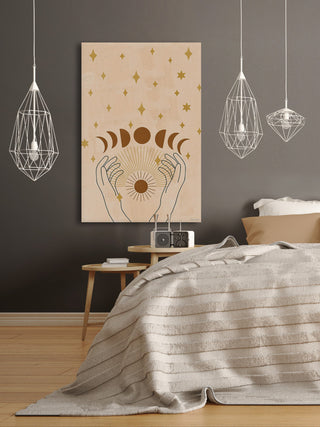 "Moon Magic" Painting Print on Wrapped Canvas, 16x24