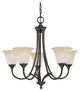 Thomas Lighting SL880162 Harmony Chandelier Aged Bronze 5X100W