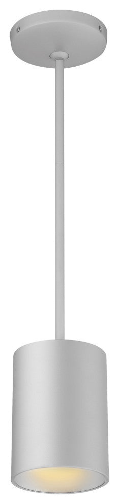 Pilson 7" Rod Pendant, Replaceable LED, Satin