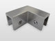 78"x55"x38" Frameless 90 Degree Shower Enclosure Wall Hinge, Brushed Nickel