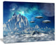 Blue Alien Planet, Landscape Canvas Art Print, 20"x12"